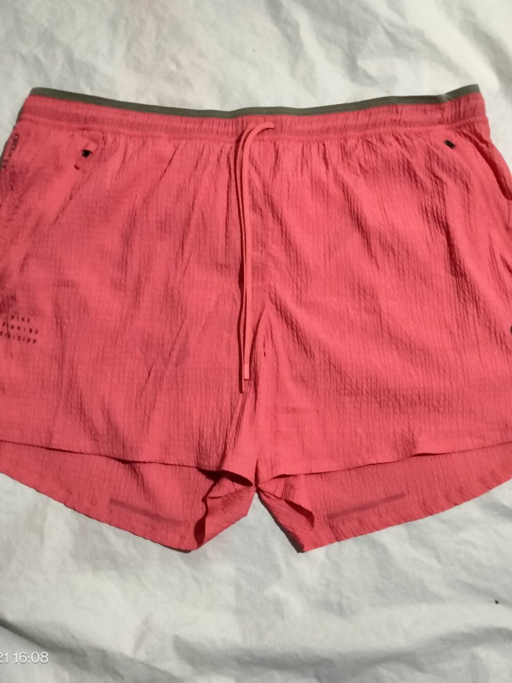 Nike Mens XXL Stride 5" Brief-Lined Running Shorts Pink FZ0611-629 NWT $75